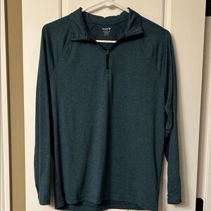 Old Navy Boys Dark Teal 1/4 Zip Shirt